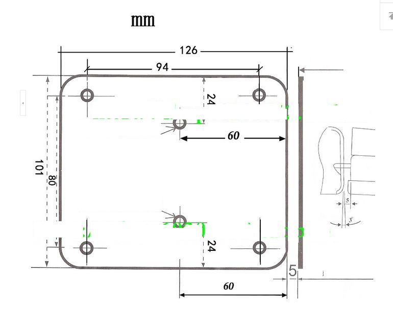 กลอนไฟฟ้า 12V มีกุญแจ ปุ่มปลดล๊อคจากภายใน และ ปุ่มล๊อค